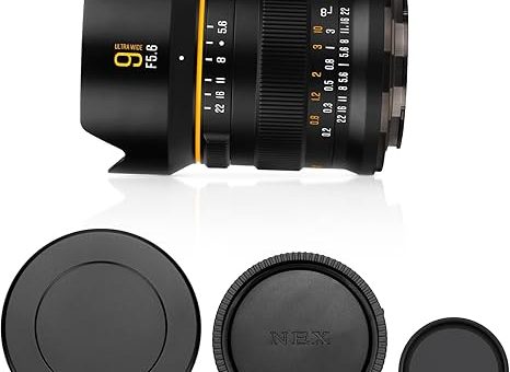 9mm F5.6 Full Frame Ultra Wide-Angle Manual Focus Mirrorless Camera Lens, Fit for Sony E-Mount ZV-E10, A6000, A6400, A6600, A7C, A7III, A7IV, A7RIII, A7RIV, A7SII, A7SIII, A9, A1